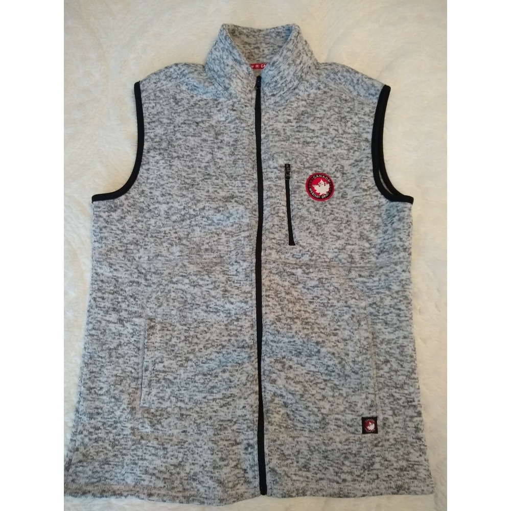 Canada‎ Weather Gear Men's/Women's LTWT Gray Marled Outerwear Vest XL Gorpcore